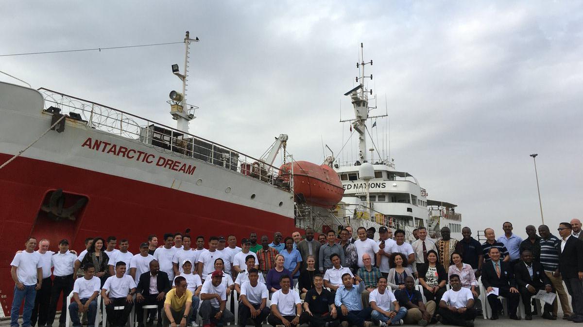 UNMHA Mission personnel group photo