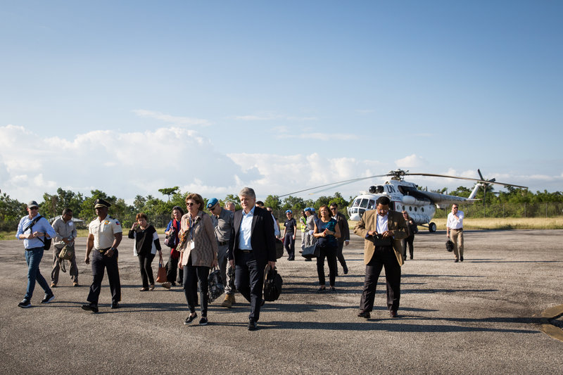 High level mission discusses future of UN presence in Haiti