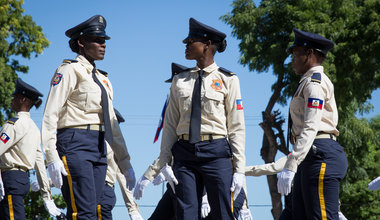 La MINUJUSTH travaille étroitement avec le Gouvernement d’Haïti, ainsi qu’avec d’autres partenaires nationaux et internationaux, afin de mettre en œuvre le mandat conféré par le Conseil de Sécurité. © Leonora Baumann / UN / MINUJUSTH, 2018